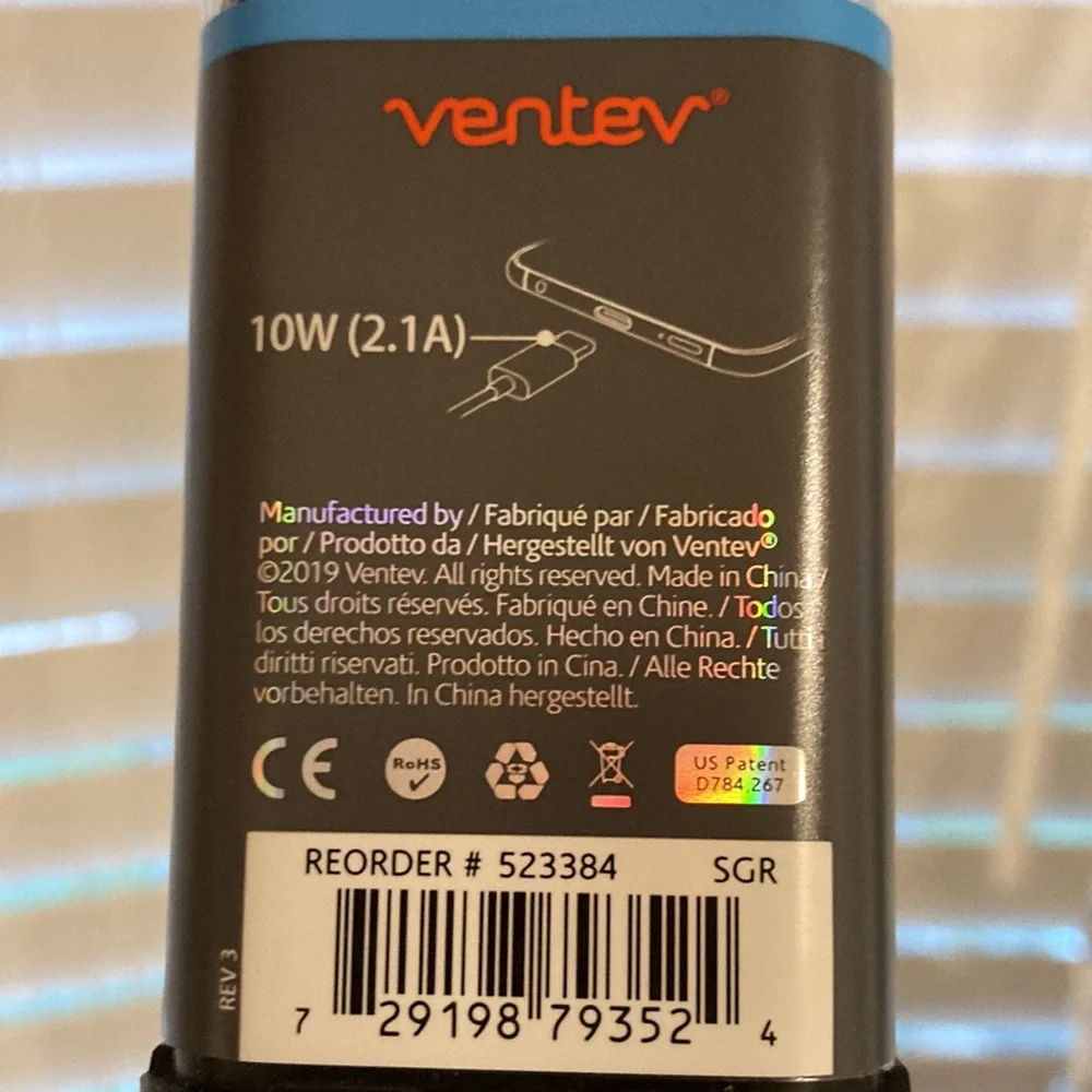 ventev chargesync alloy Micro USB cable steel gray 4ft Brand New Never Used
